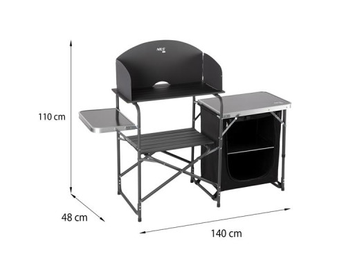 Кемпінгова шафа з вітрозахистом NILS CAMP NC3041&nbsp;