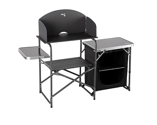 Кемпінгова шафа з вітрозахистом NILS CAMP NC3041