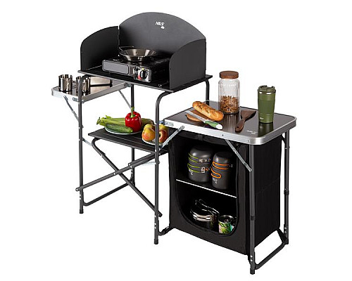 Кемпінгова шафа з вітрозахистом NILS CAMP NC3041