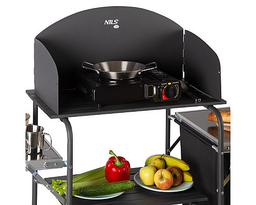 Кемпінгова шафа з вітрозахистом NILS CAMP NC3041