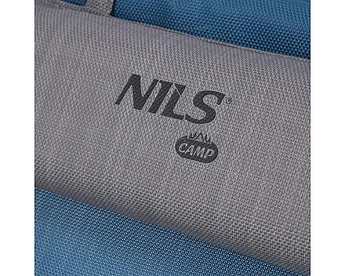 Крісло для кемпінгу NILS CAMP NC3022, 132 х 60 х 15 см - синє