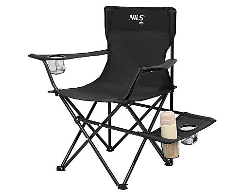Крісло для кемпінгу NILS CAMP NC3301, чорне