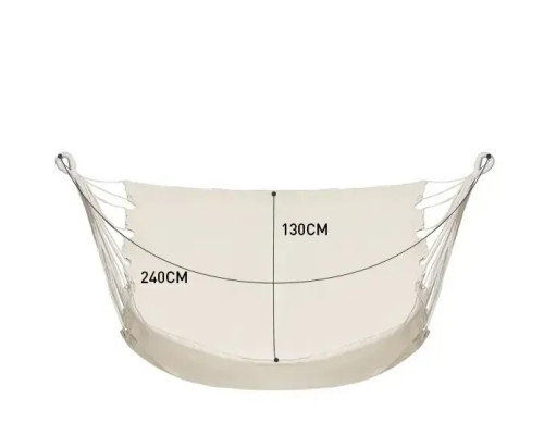 Крісло-гамак Mobi Garden NX23681006, світло-бежеве Крісло-гамак Mobi Garden NX23681006, світло-бежеве