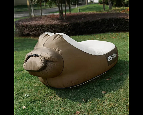 Диван надувний (ламзак) Mobi Garden NX20663017, 125 х 88,5 х 35 см - бежево-коричневий
