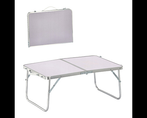 Стіл туристичний складаний Chomik Garden Line HOLMEN 60 x 40 x 26,5 см - білий