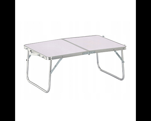 Стіл туристичний складаний Chomik Garden Line HOLMEN 60 x 40 x 26,5 см - білий