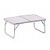 Стіл туристичний складаний Chomik Garden Line HOLMEN 60 x 40 x 26,5 см - білий