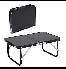 Стіл туристичний Chomik Garden Line HOLMEN 60 x 40 x 26,5 см - чорний