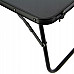 Стіл туристичний Chomik Garden Line HOLMEN 60 x 40 x 26,5 см - чорний