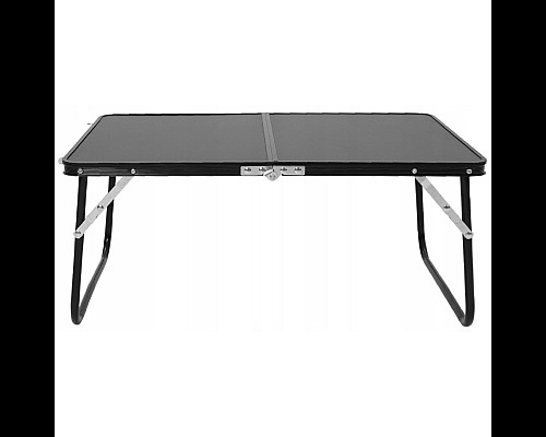 Стіл туристичний Chomik Garden Line HOLMEN 60 x 40 x 26,5 см - чорний