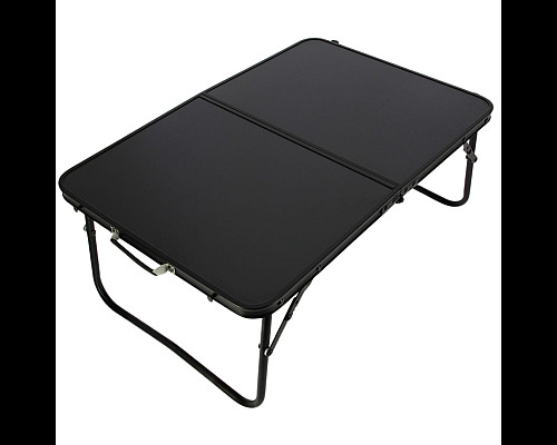 Стіл туристичний Chomik Garden Line HOLMEN 60 x 40 x 26,5 см - чорний
