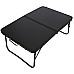 Стіл туристичний Chomik Garden Line HOLMEN 60 x 40 x 26,5 см - чорний