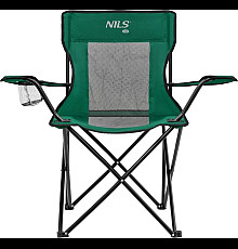 Крісло для кемпінгу NILS CAMP NC3302, темне-зелене