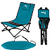 Крісло для кемпінгу NILS CAMP NC3306, синьо-чорне