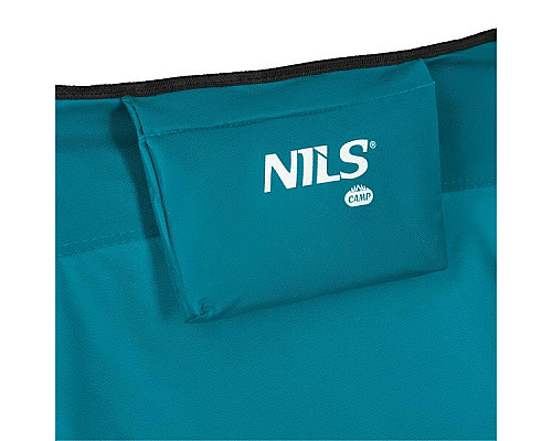 Крісло для кемпінгу NILS CAMP NC3306, синьо-чорне