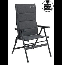 Крісло кемпінгове Outwell Clements XL, чорно-сіре