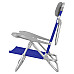 Крісло для кемпінгу 2в1 NILS CAMP NC3502, синьо-сіре