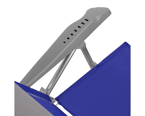 Крісло для кемпінгу 2в1 NILS CAMP NC3502, синьо-сіре