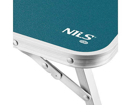 Стіл туристичний розкладний NILS CAMP NC3403 50 x 30 x 20 см, синій