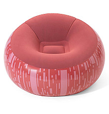 Крісло надувне Bestway 75052 112 x 112 x 66 см, червоне