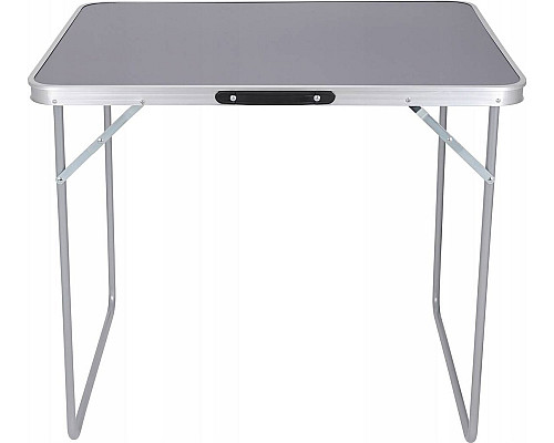 Стіл розкладний туристичний ENERO CAMP 80 x 60 x 70 см - сірий
