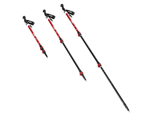 Трекінгові палиці NILS TK8601, червоні