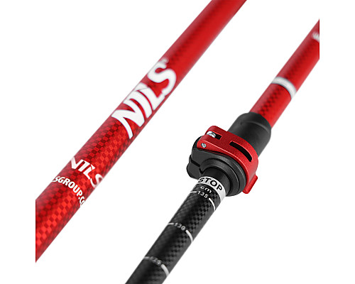 Трекінгові палиці NILS TK8601, червоні
