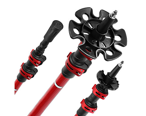 Трекінгові палиці NILS TK8601, червоні