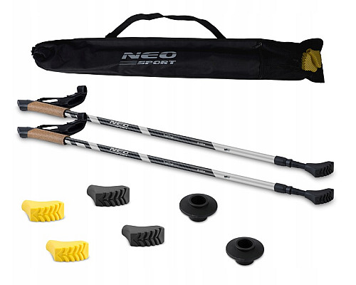 Трекінгові палиці Neo‑Sport NS‑383, чорні