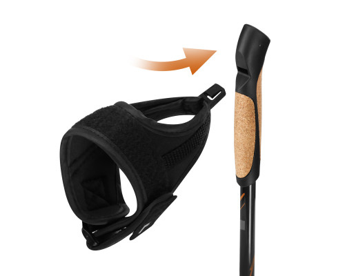 Палиці для скандинавської ходьби NILS CAMP NW8613 CARBON