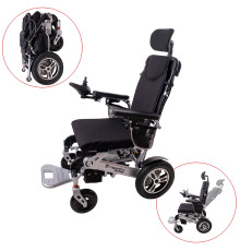 Електричний інвалідний візок inSPORTline Hawkie Evo з регульованою спинкою 700W