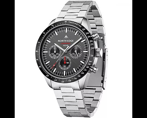 Годинник механічний NORTH EDGE Longwings Black