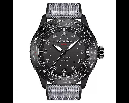 Годинник механічний NORTH EDGE MACH Black