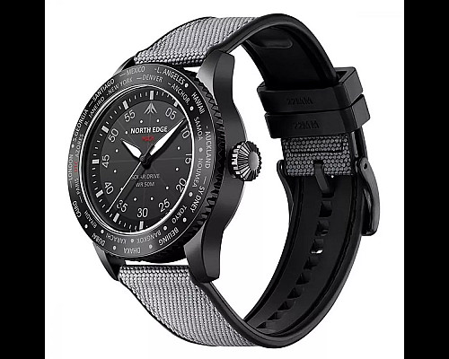 Годинник механічний NORTH EDGE MACH Black