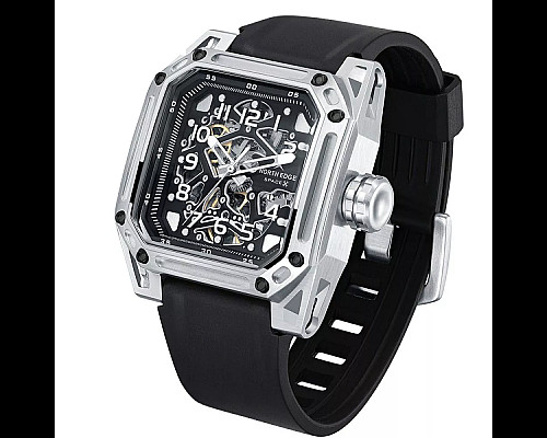 Годинник механічний NORTH EDGE SPACE X Silver