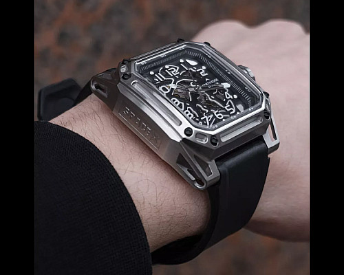 Годинник механічний NORTH EDGE SPACE X Silver