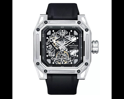 Годинник механічний NORTH EDGE SPACE X Silver