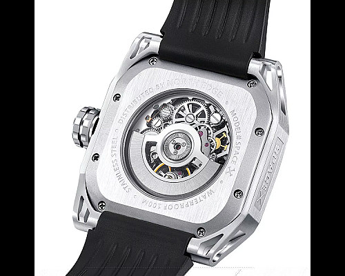 Годинник механічний NORTH EDGE SPACE X Silver