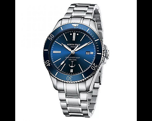 Годинник механічний NORTH EDGE ANCHOR Blue
