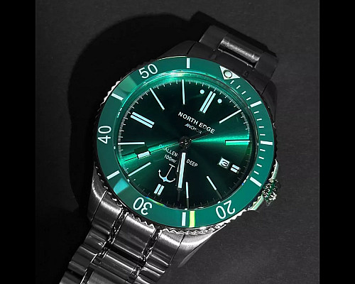 Годинник механічний NORTH EDGE ANCHOR Green