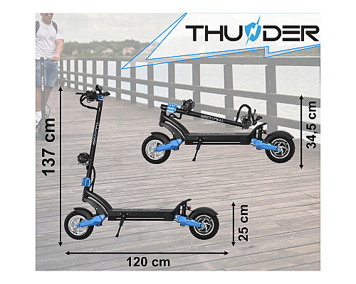 Електросамокат THUNDER ZEST 1600W 52V 14Ah Електросамокат THUNDER ZEST 1600W 52V 14Ah
