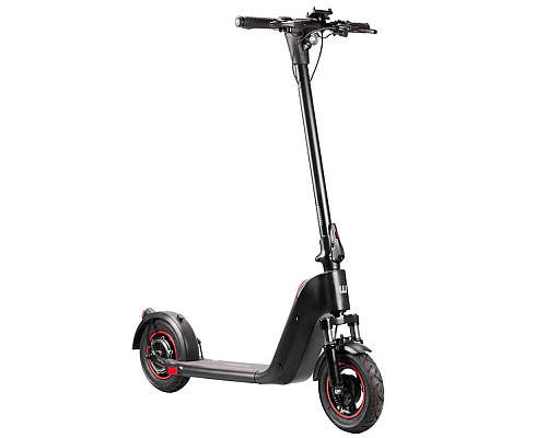 Електросамокат зі знімною батареєю W-TEC SwapCharge 500 W 10” чорно-червоний