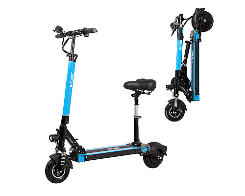 W-TEC Skootie Pro II 8' з сидінням - чорно-синій W-TEC Skootie Pro II 8' з сидінням - чорно-синій