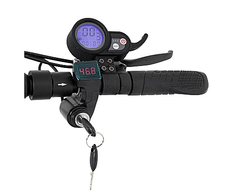 W-TEC Skootie Pro II 8' з сидінням - чорно-синій W-TEC Skootie Pro II 8' з сидінням - чорно-синій