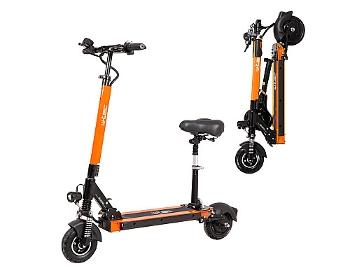 W-TEC Skootie Pro II 8' з сидінням - чорно-помаранчевий W-TEC Skootie Pro II 8' з сидінням - чорно-помаранчевий