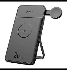 Повербанк бездротовий 2-в-1 Proove Power Stand 20W 10000mAh, чорний
