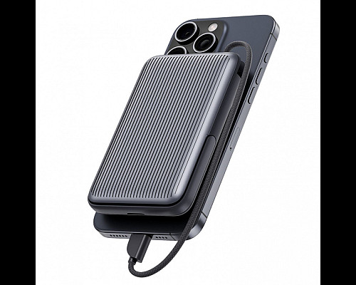 Повербанк Proove Moon Rock 2-в-1 22.5W 10000 mAh, сірий