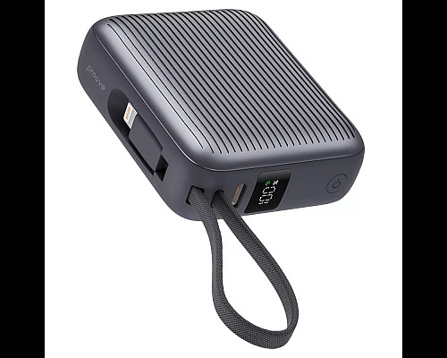 Повербанк Proove Moon Rock 22.5W 10000 mAh, сірий