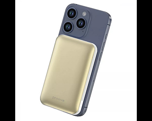 Повербанк Proove Vibe Energy Plus 22.5W 10000 mAh, золотисто-білий