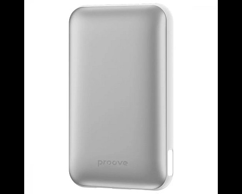 Повербанк Proove Vibe Energy Plus 22.5W 10000 mAh, сріблясто-білий